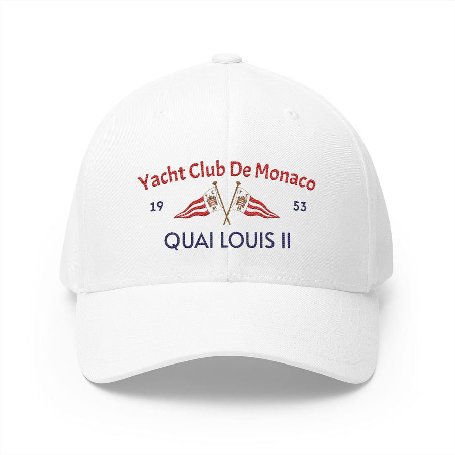Monaco Yacht Club Embroidered Daddy Cap (White)