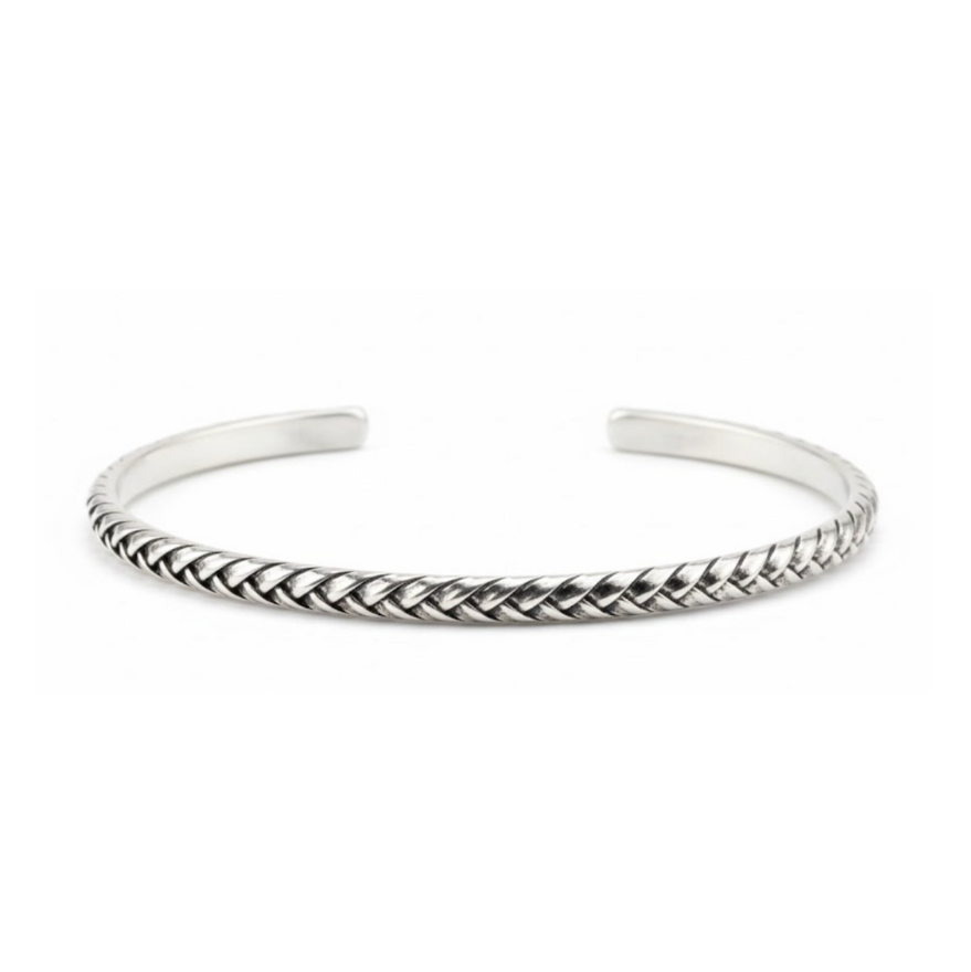 Braided Torque Bangle – Rue & Strand
