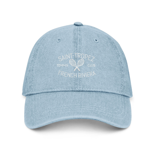 Saint Tropez Tennis Club Daddy Cap (Riviera Blue)