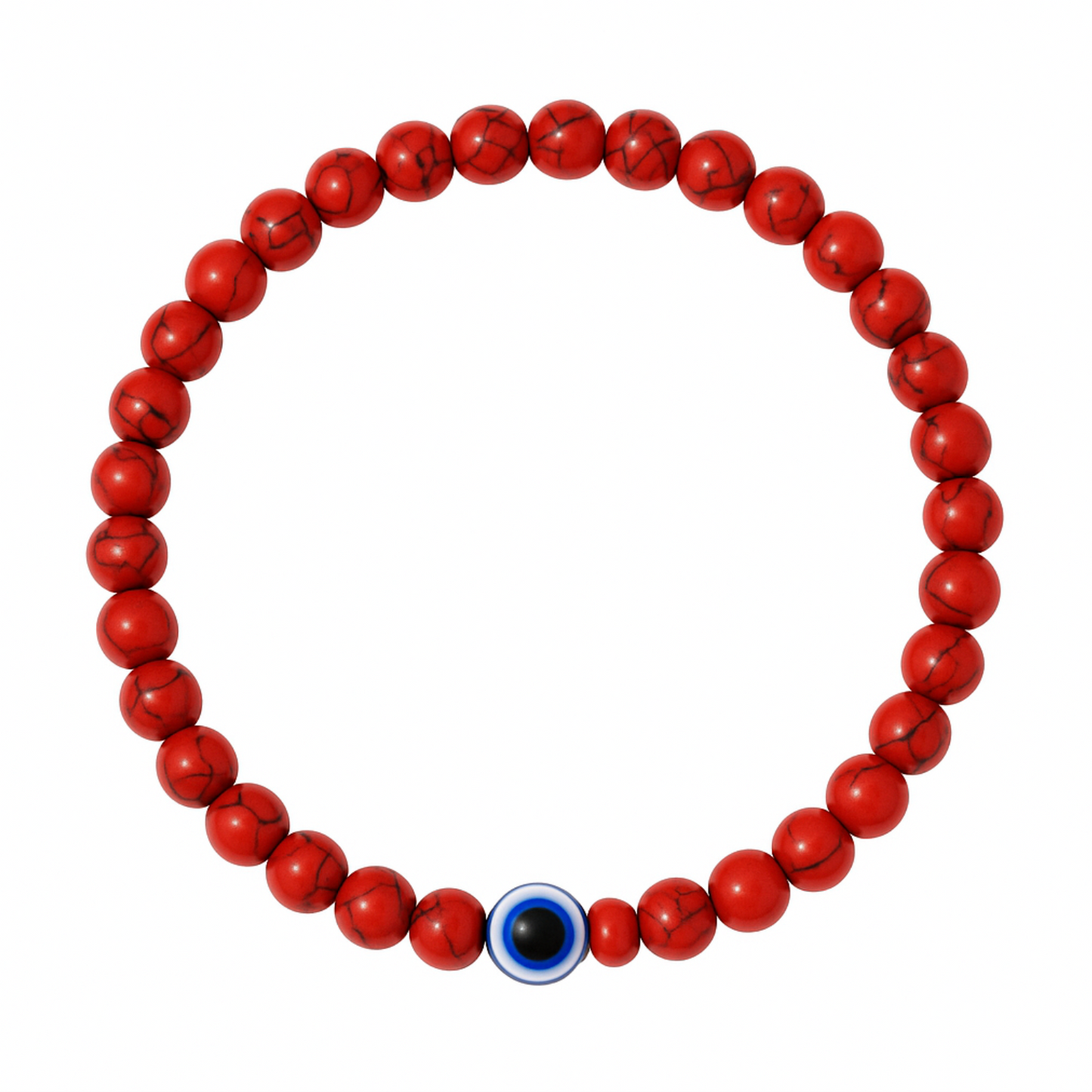 6mm Beads Dandy Bracelet (Red)