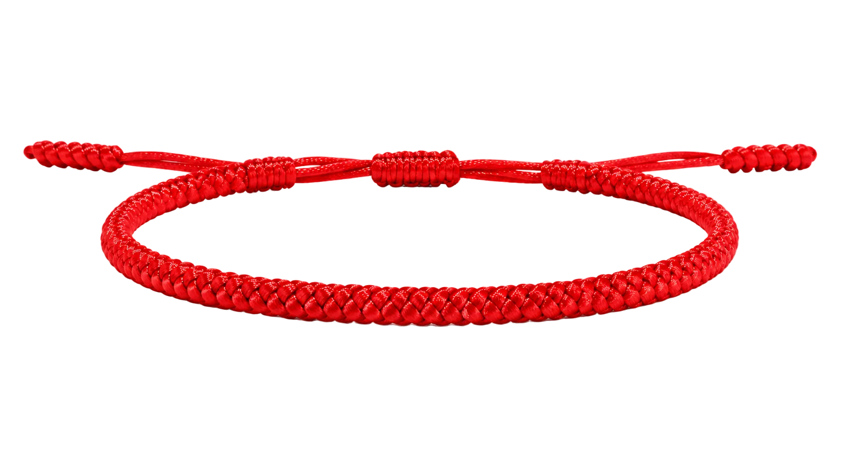 Pranayama Cord Bracelet (Red)