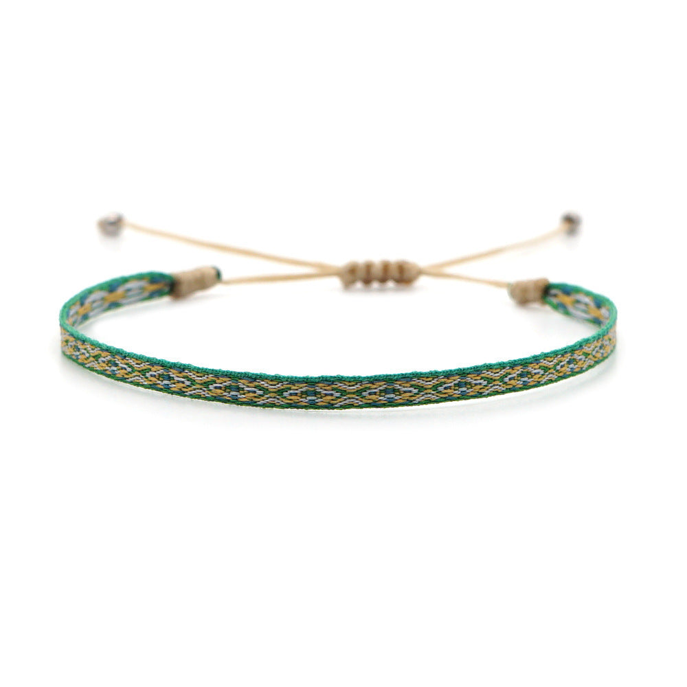 Bohemian Woven Bracelet - Mykonos