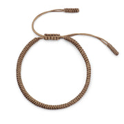 Pranayama Cord Bracelet (Sandstone)