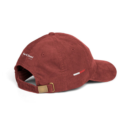 Saint Moritz Switzerland Embroided Daddy Cap (Red)