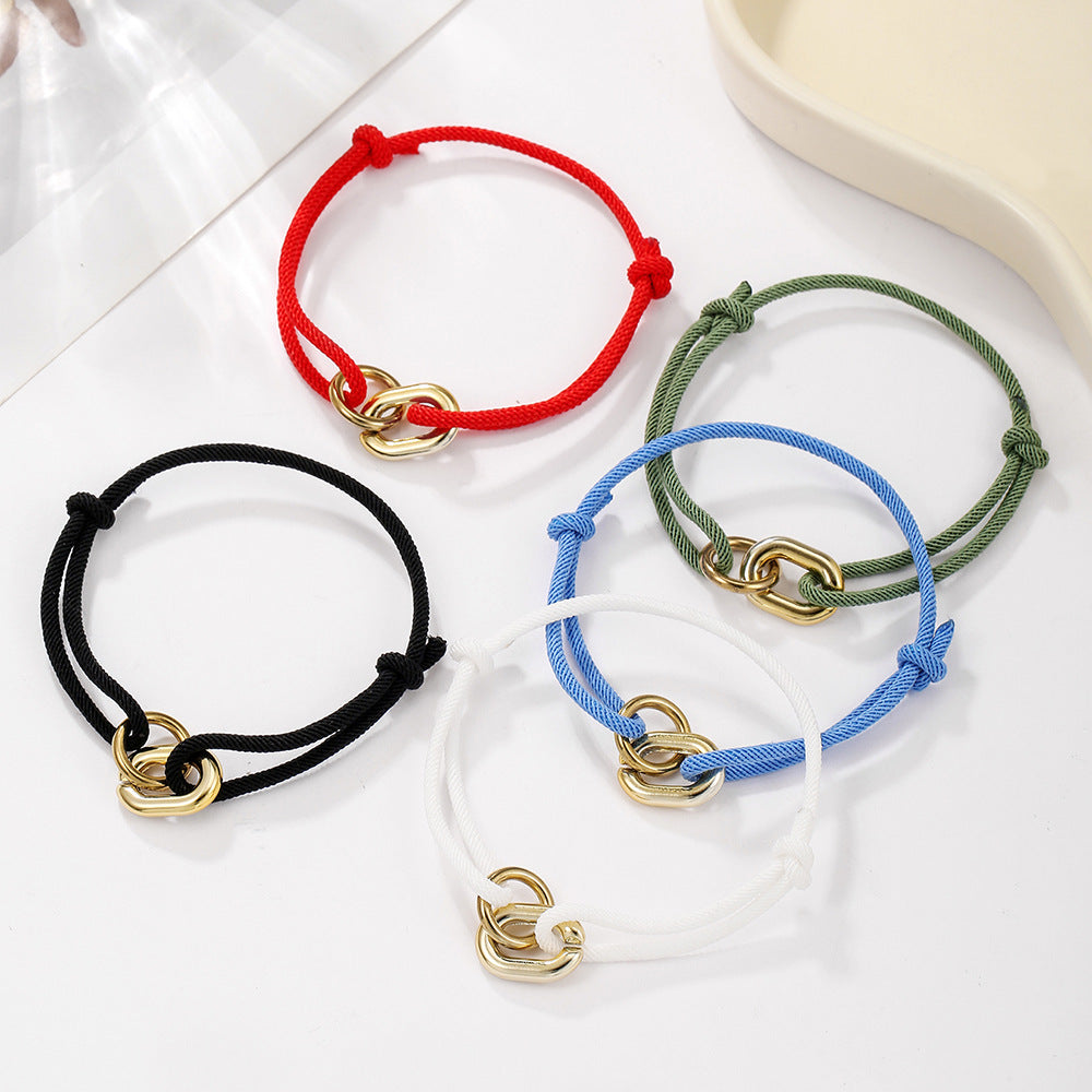 Yama Double Sailing Cord Bracelet (Green)