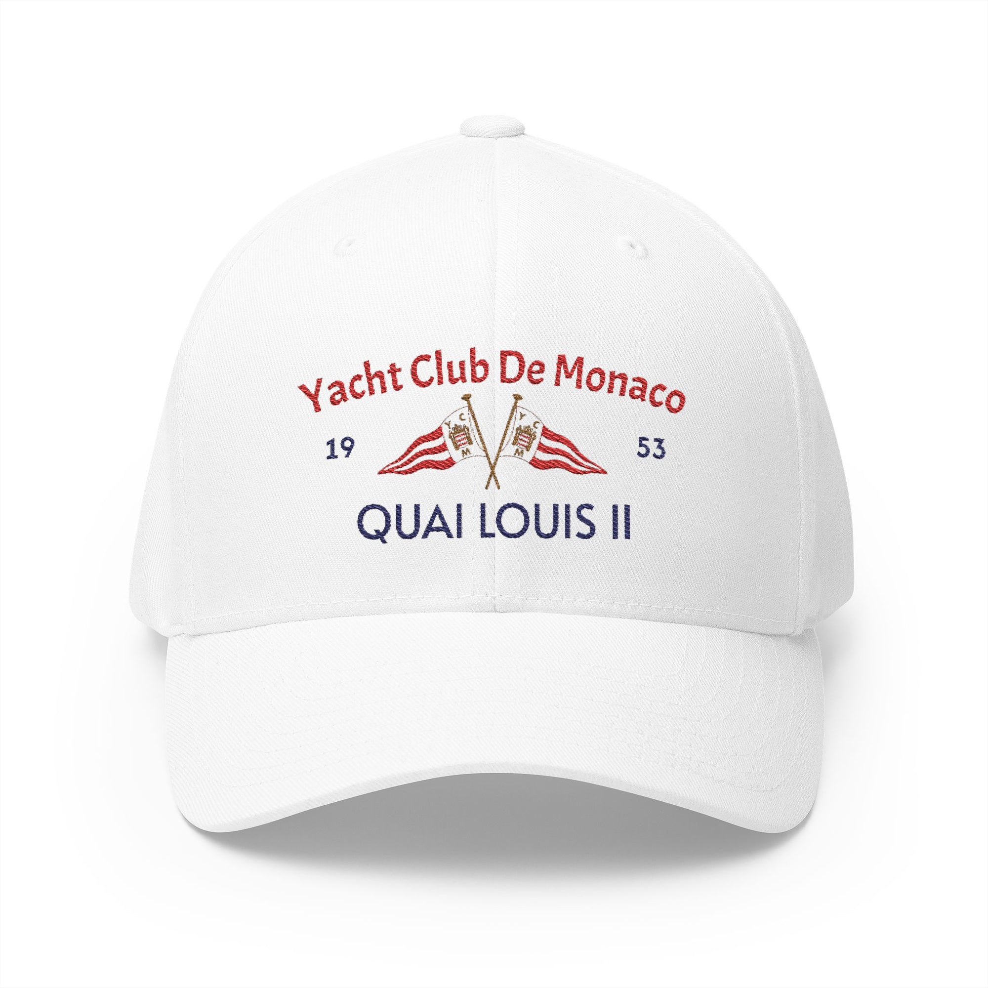 Monaco Yacht Club Embroidered Daddy Cap (White)