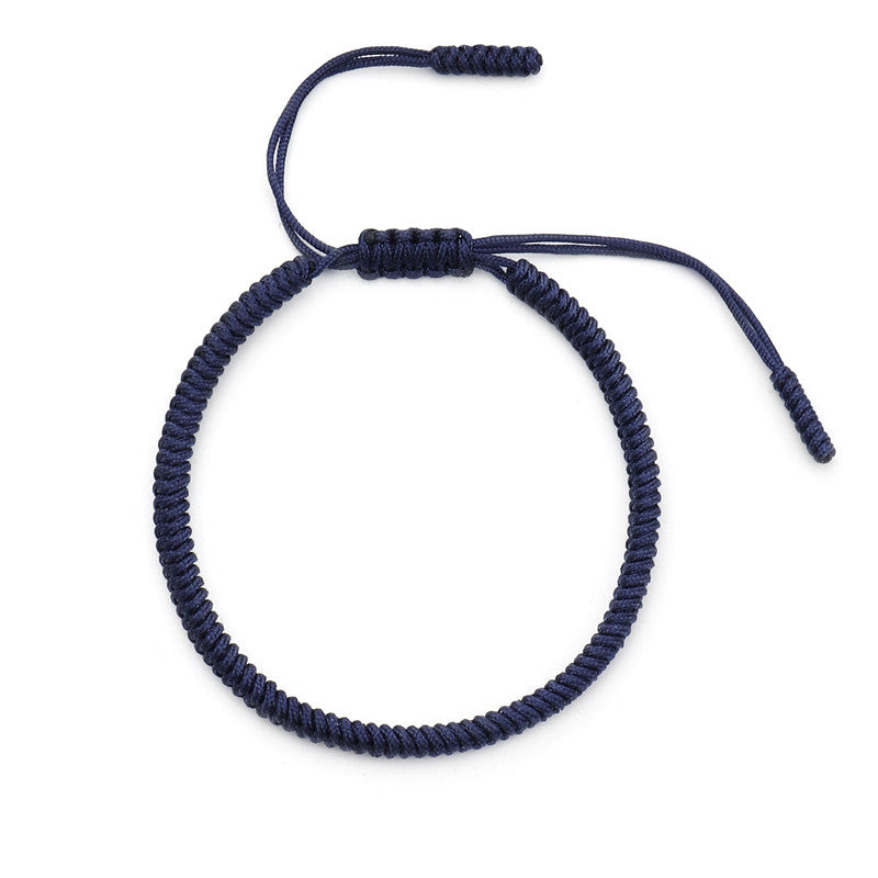 Pranayama Cord Bracelet (Black)