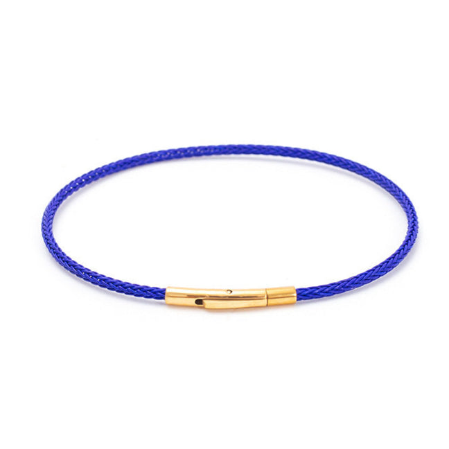 2mm Sailing Cord Bracelet – Aegean Blue