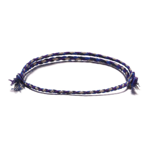 Harmony Tibetan String Bracelet with minimalist design and handcrafted details.