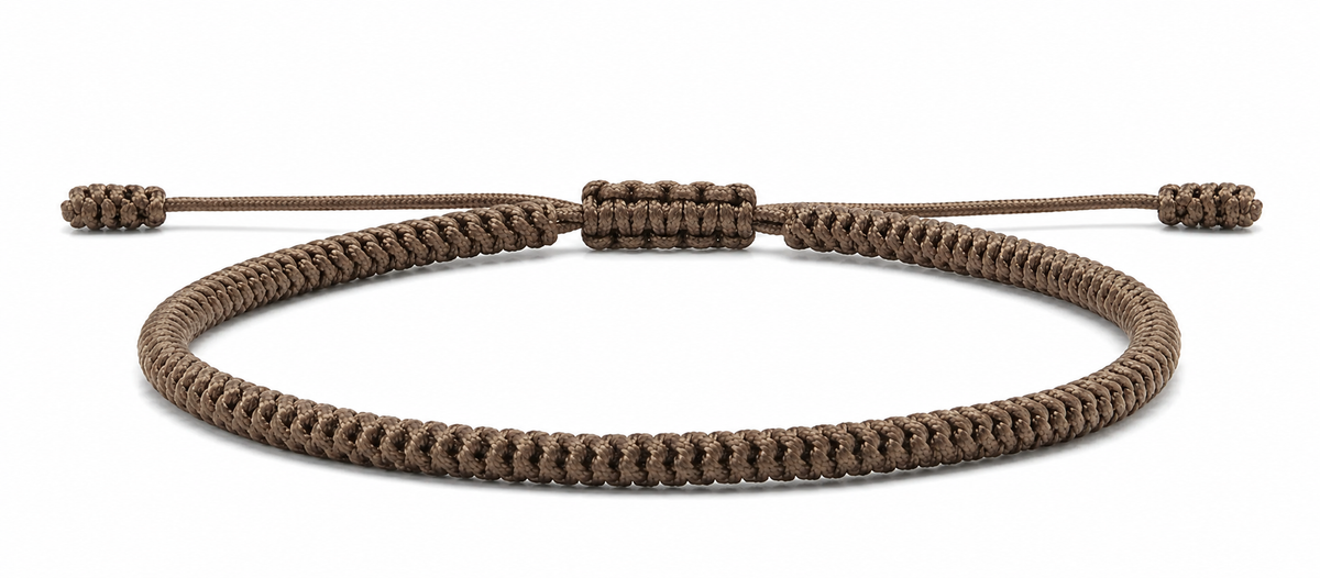 Pranayama Cord Bracelet (Sandstone)