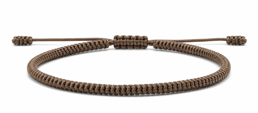Pranayama Cord Bracelet (Sandstone)