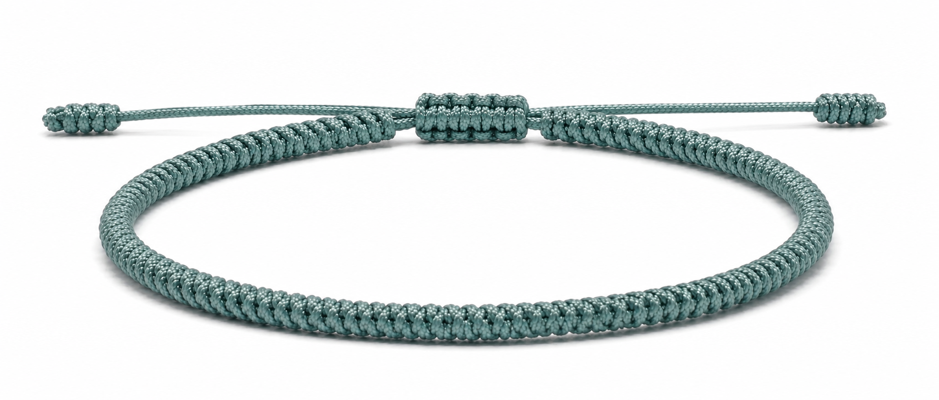 Pranayama Cord Bracelet (Blue)
