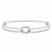 Cord Bracelet "Capri" (White)