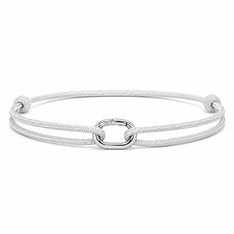 Cord Bracelet "Capri" (White)