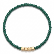 2mm "Cadaqués" Bracelet (Dark Green)