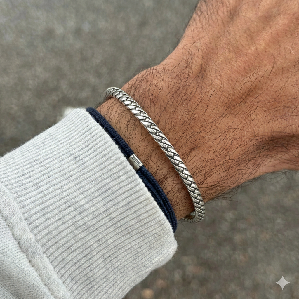 Braided Torque Bangle