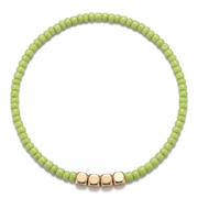 2mm "Cadaqués" Bracelet (Light Green)