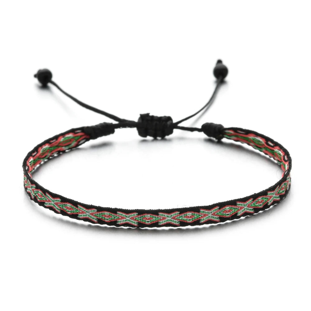 Ibiza bracelet featuring vibrant, bold bohemian patterns and summer-inspired design.