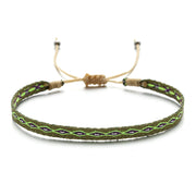 Capri bracelet with vibrant colors and Mediterranean-inspired bohemian design.