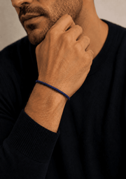 Pranayama Cord Bracelet (Navy Blue)