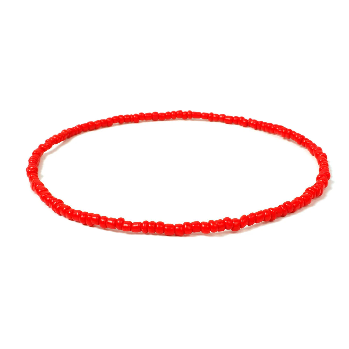 Handmade Beaded Bracelet – Amalfi Red
