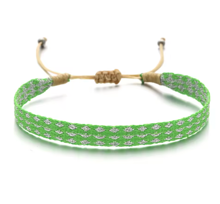 Handmade Purnama Bracelet – Bali Lime