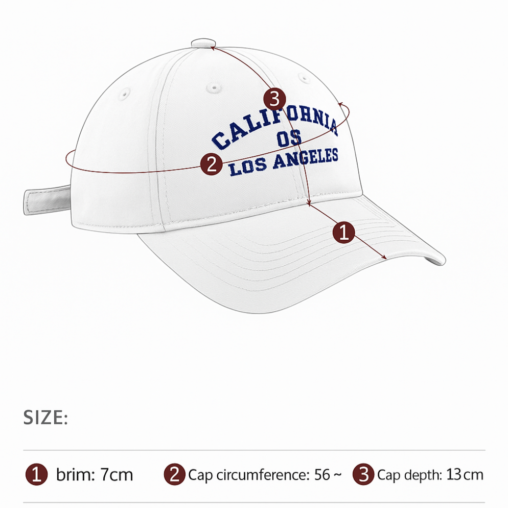California Los Angeles Daddy Cap – Classic White