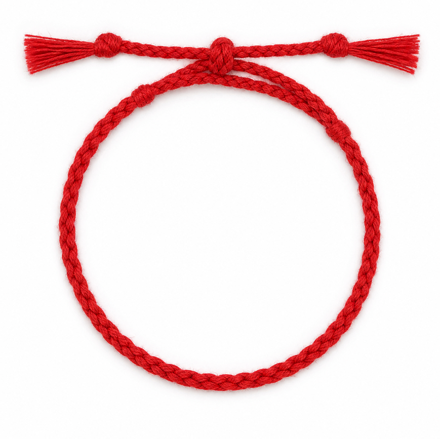 Cotton ”Neraya” Bracelet (Red)