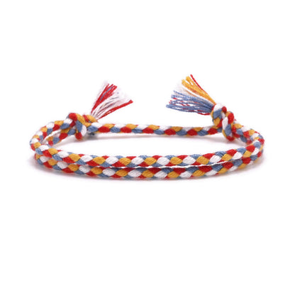 Pranayama Cotton Bracelet (Sunrise Twist)