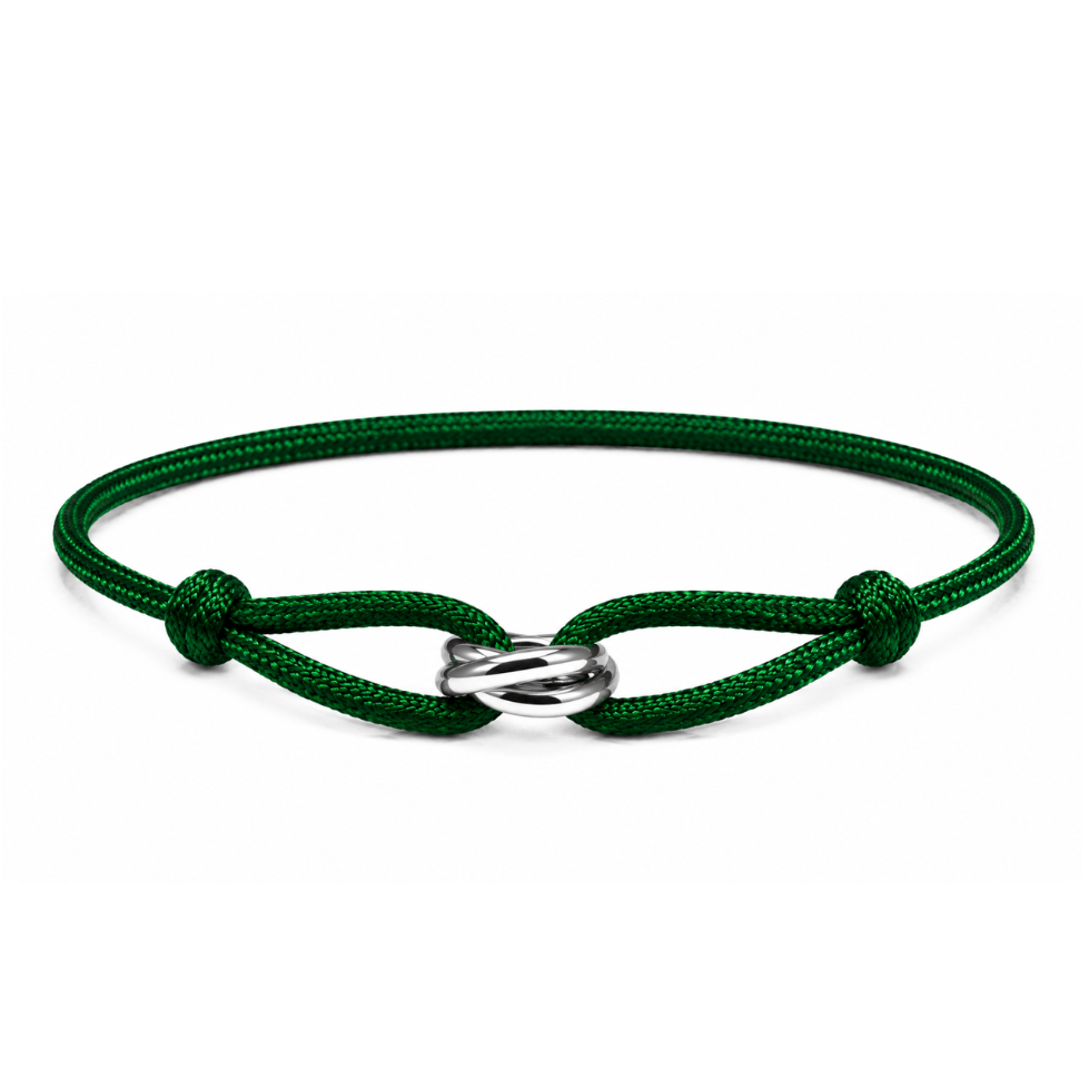 Côte Rope Bracelet (Emerald Green)