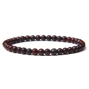 Agate 04 Beaded Bracelet (Wine)