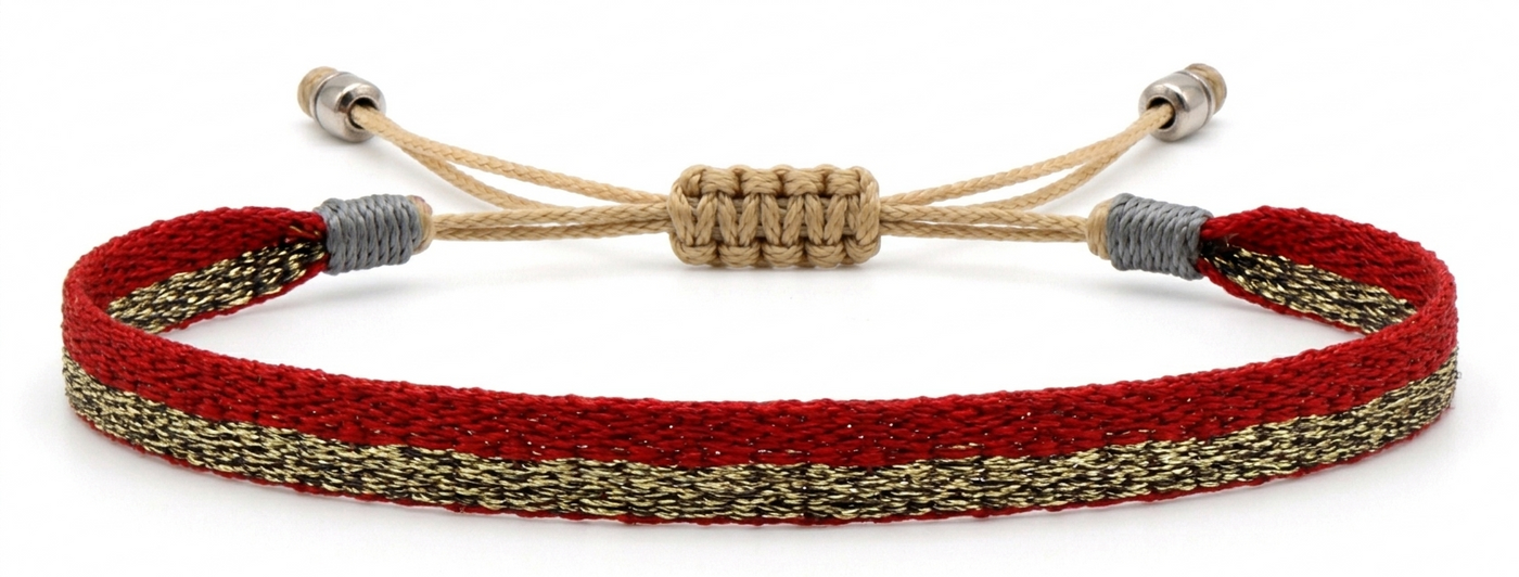 Purnama Handmade Bracelet (Monaco Rouge)