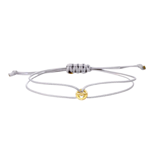 Grey Fortune Charm Bracelet